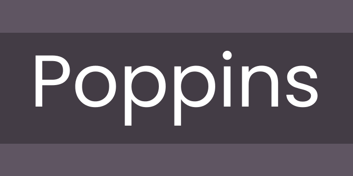 Download Poppins Font For Mac